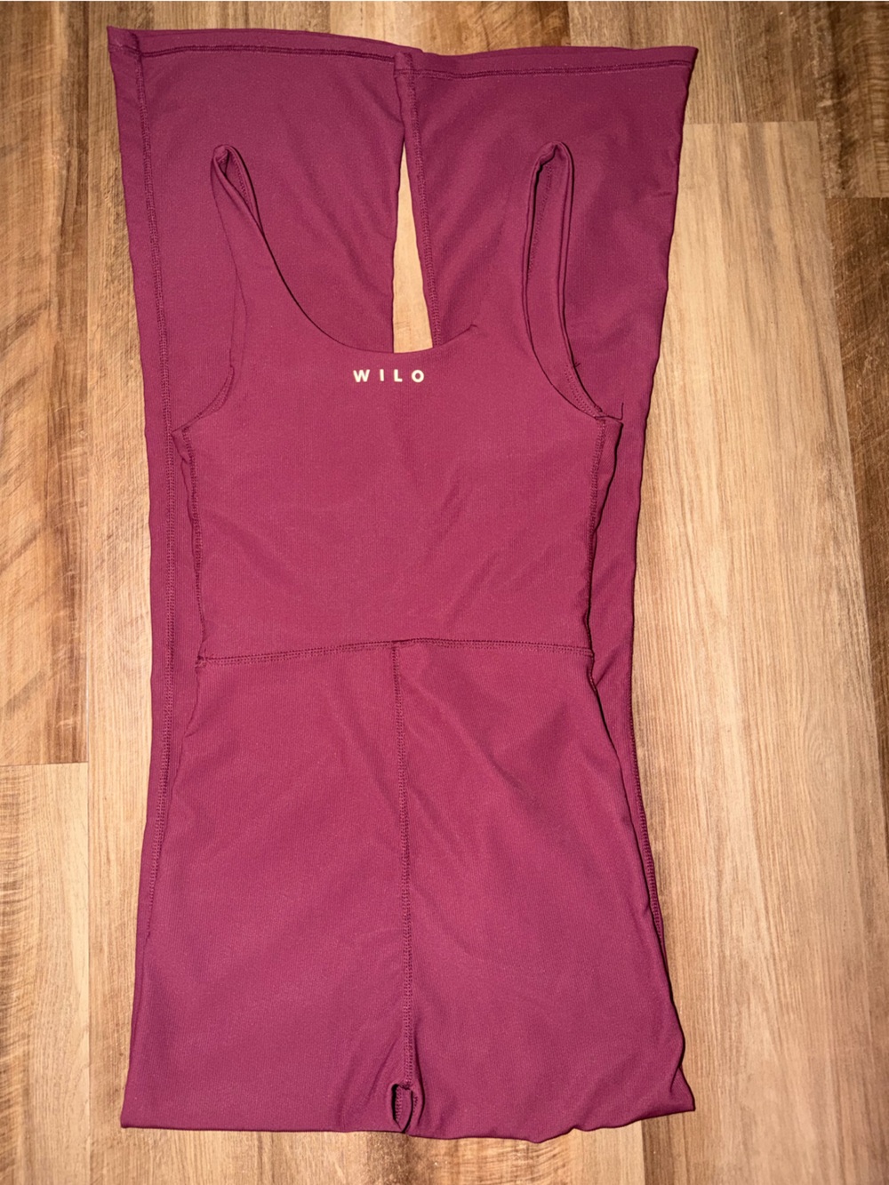 WILO The Label Burgundy Wide-Leg Jumpsuit | Size S | Like New 🍷✨